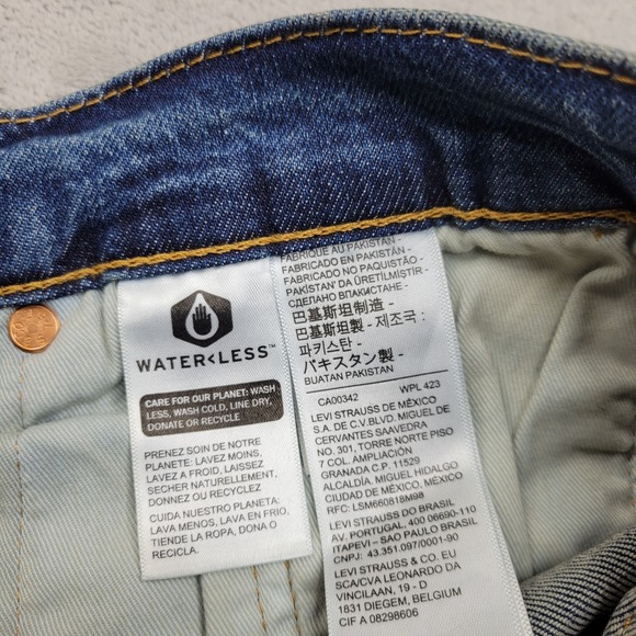 Levis 541 Jeans Men 42x30 Athletic Taper Stretch Pant New Tags Roomy Flex Big E - Picture 7 of 10